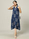 Cotton Long Dress Striped Pattern