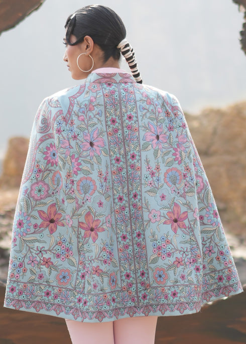 Split Sleeve Embroidered Jacket