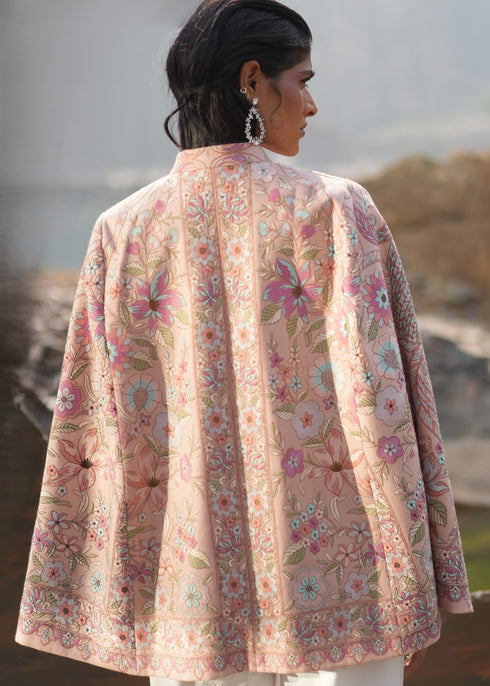 Split Sleeve Embroidered Jacket