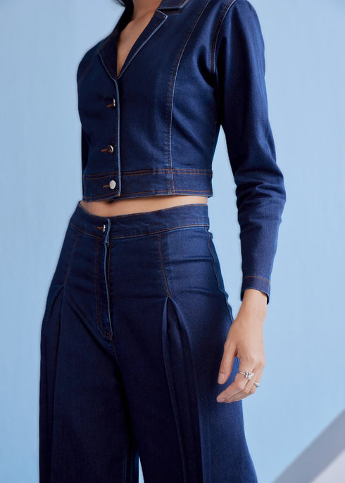 Denim Pant and Top Set