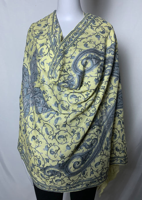 Hand Embroidered All Over Aari with Paisley