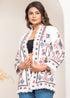 Bohemian Chic Embroidered Open Jacket