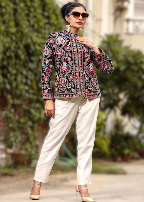 Regal Embroidered Short Jacket
