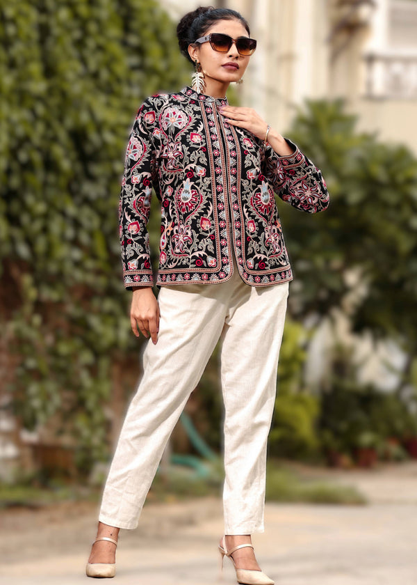 Regal Embroidered Short Jacket