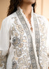 Embroidered Jacket with Fringed Edges