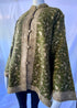 Hand Embroidered Short Jacket - Olive Green