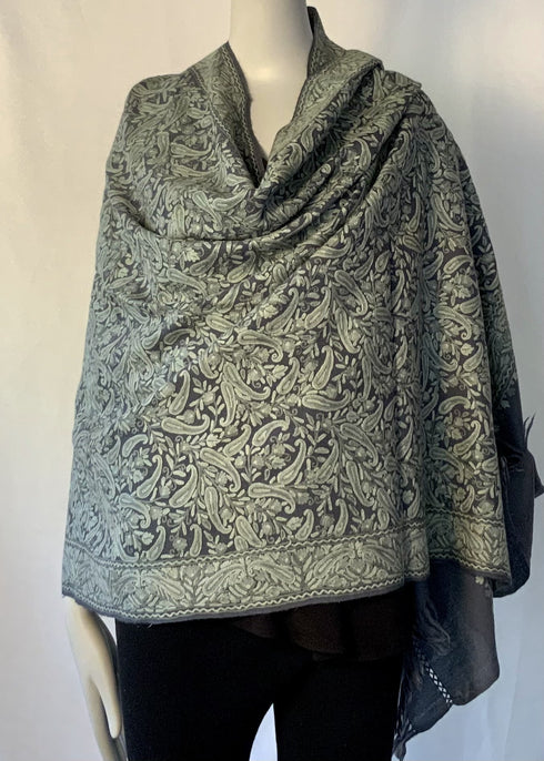 Hand Embroidered All Over Aari Chilli Pattern