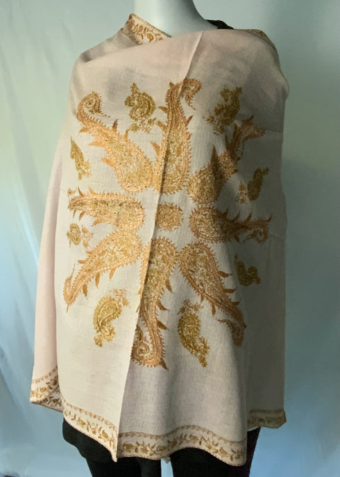 Hand Embroidered - Fine Needle Point Sun Pattern