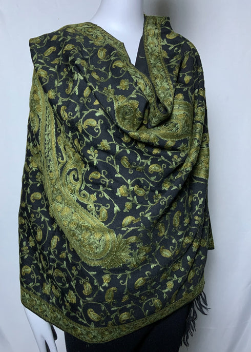 Hand Embroidered All Over Aari with Paisley