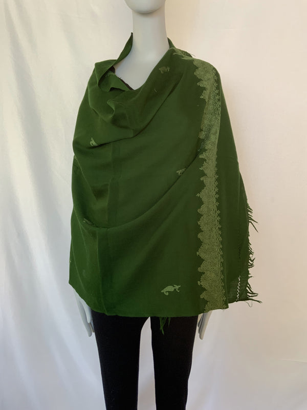 Hand Embroidered Aari Border with Small Motif