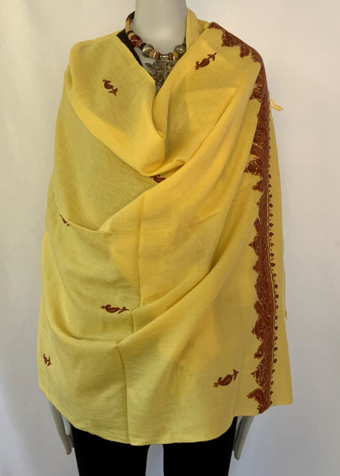 Hand Embroidered Aari Border with Small Motif