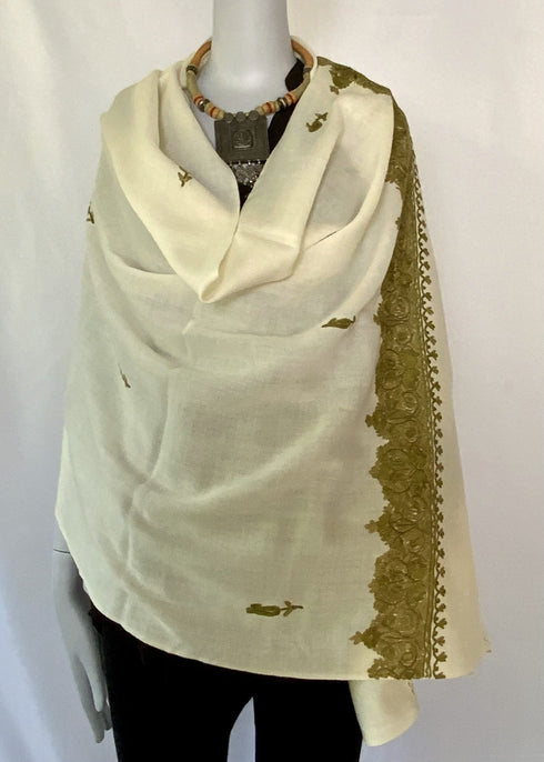 Hand Embroidered Aari Border with Small Motif