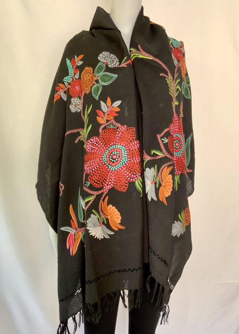 Hand Embroidered Aari Flower Motif