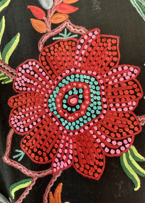Hand Embroidered Aari Flower Motif