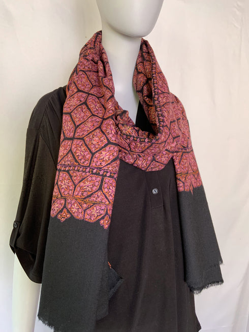 Hand Embroidered Overall Geometric Pattern