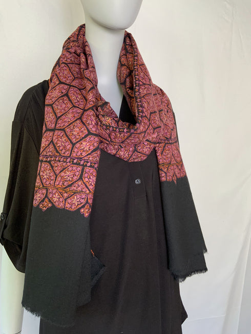 Hand Embroidered Overall Geometric Pattern