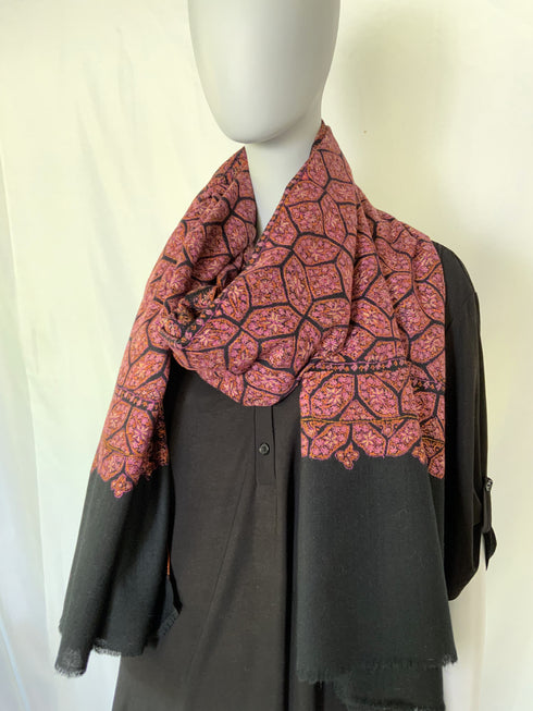 Hand Embroidered Overall Geometric Pattern