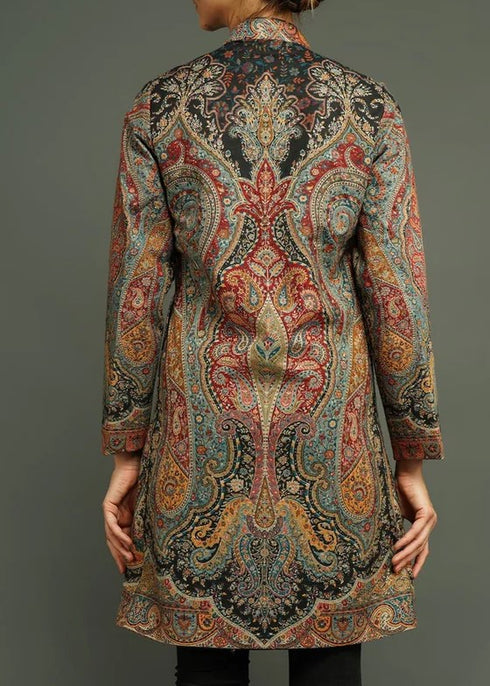 Long Kani Woven Wool Jacket