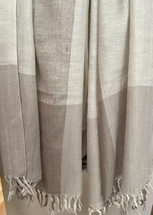 CASHMERE TWO TONE BEIGE AND OFF WHITE - makersweave.com