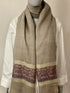 CASHMERE WITH GOLD THREAD - COLOR WEAVE WITH GOLD BORDER - makersweave.com