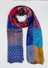 Handcrafted Vintage Silk Scarf - Multicolor - makersweave.com