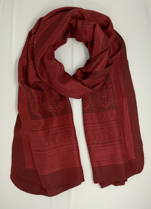 Mulberry Silk with Custom Patterns