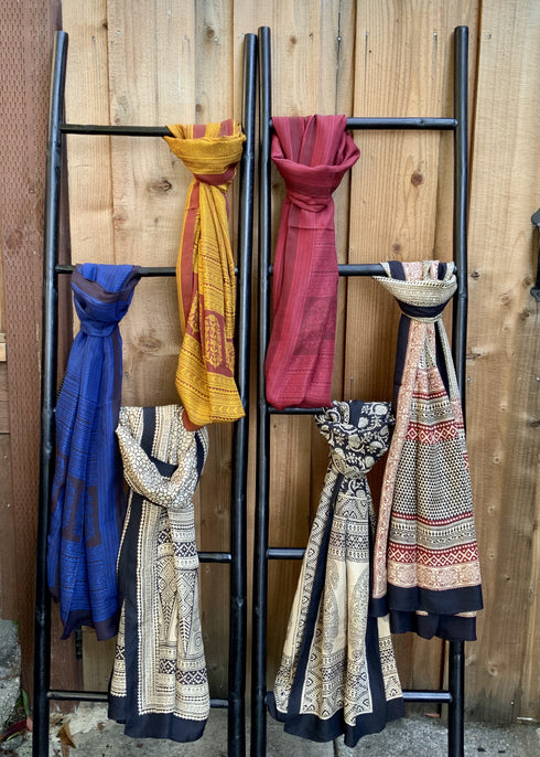 Mulberry Silk with Custom Patterns