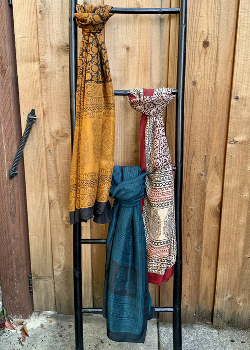 Mulberry Silk with Custom Patterns