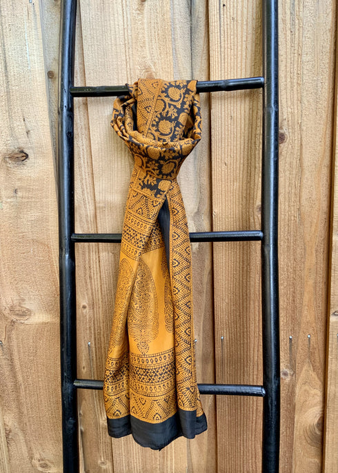 Mulberry Silk with Custom Patterns