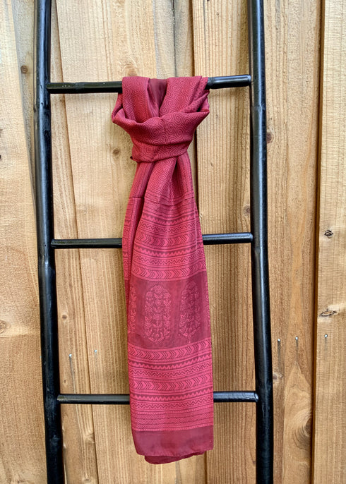 Mulberry Silk with Custom Patterns