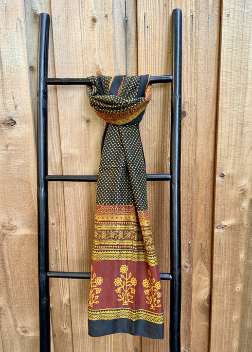 Mulberry Silk with Custom Patterns