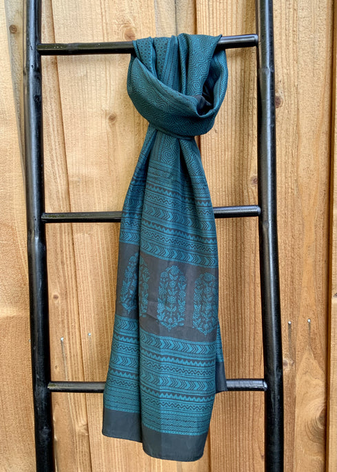 Mulberry Silk with Custom Patterns