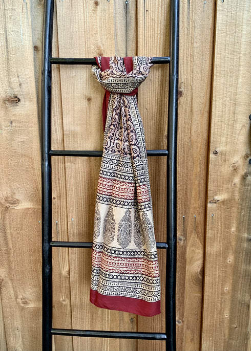 Mulberry Silk with Custom Patterns