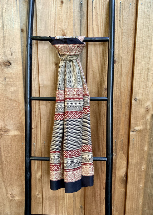 Mulberry Silk with Custom Patterns