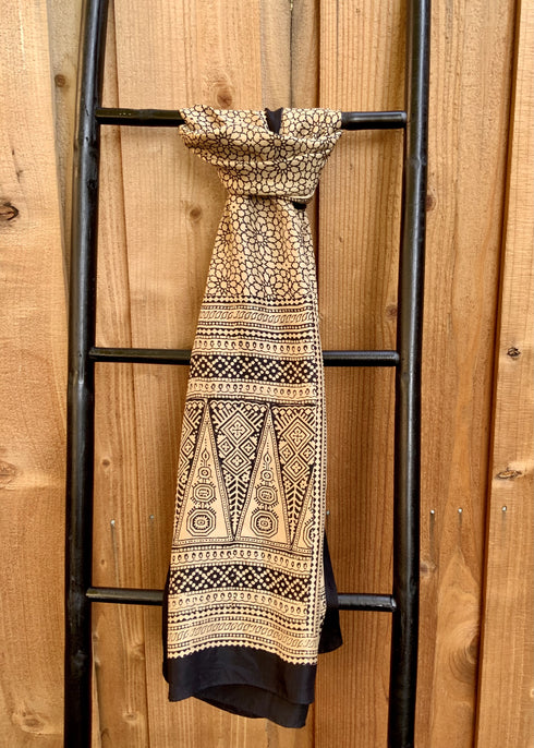 Mulberry Silk with Custom Patterns