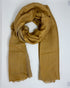 Cashmere with Gold Thread Reversible Plain - Shades of Gold