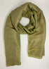 Cashmere with Gold Thread Reversible Plain - Shades of Green