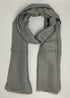 Cashmere with Gold Thread Reversible Plain - Shades of Grey