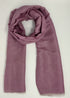 Cashmere with Gold Thread Reversible Plain - Shades of Pink