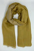 Cashmere with Gold Thread Reversible Plain - Shades of Gold