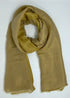 Cashmere with Gold Thread Reversible Plain - Shades of Gold