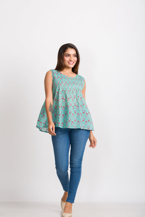 Sleeveless Summer Cotton Tunics